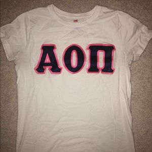 AOII letter shirt